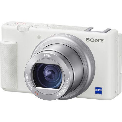 Câmera sony zv-1 vlogging (branca) - Câmera Semi e Profissional